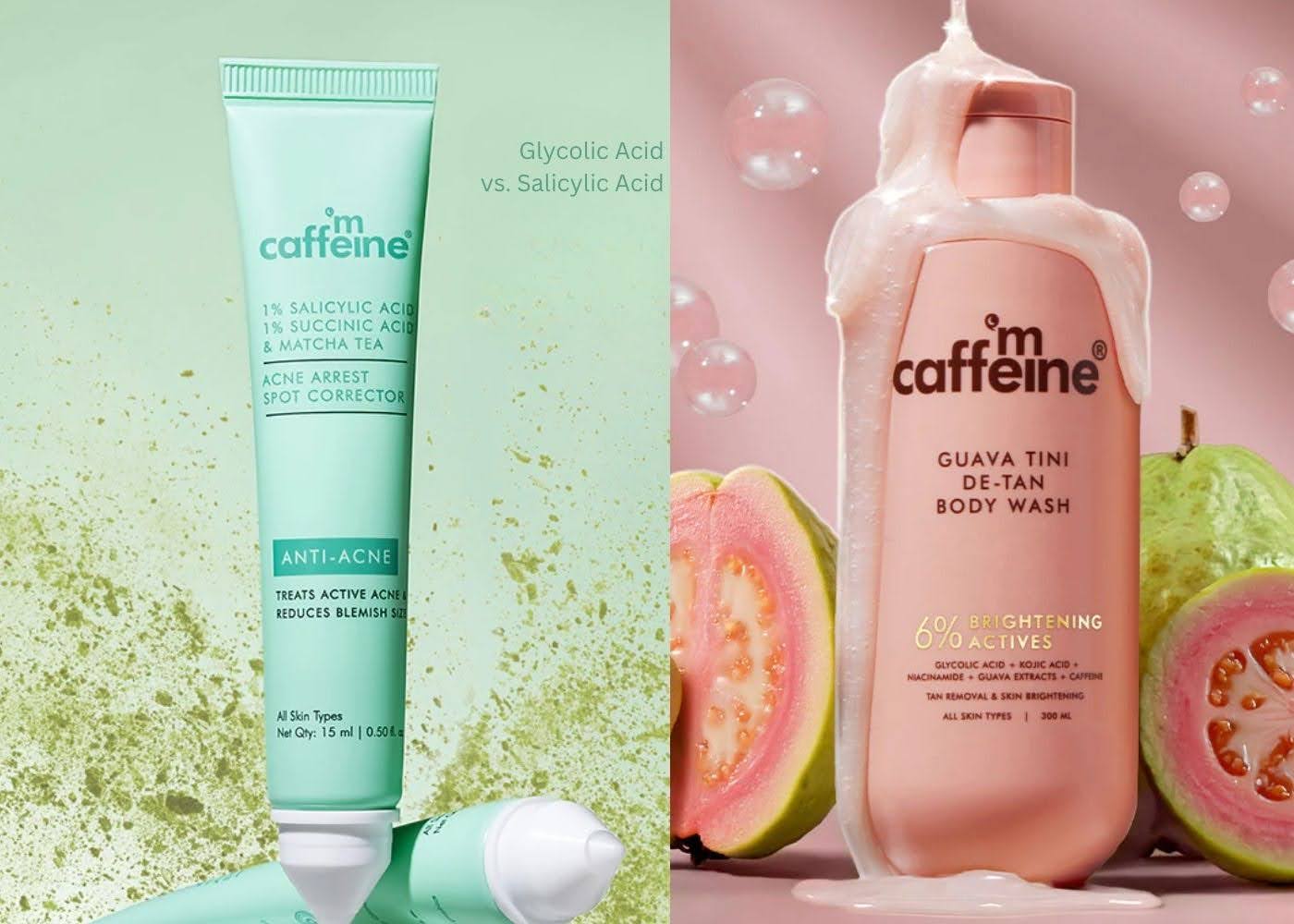 Exfoliation Showdown: Glycolic Acid vs. Salicylic Acid for Your Body