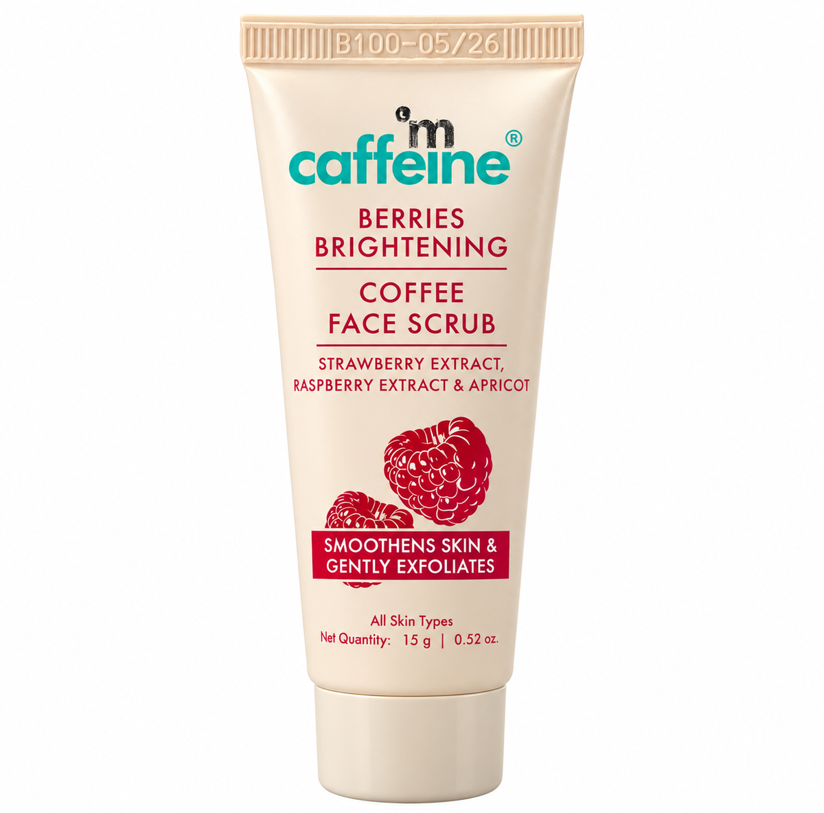 Berries Brightening Coffee Face Scrub - 15 gm