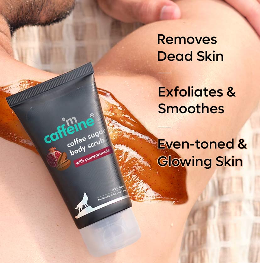 Coffee Sugar Body Scrub with Pomegranate - 120 g
