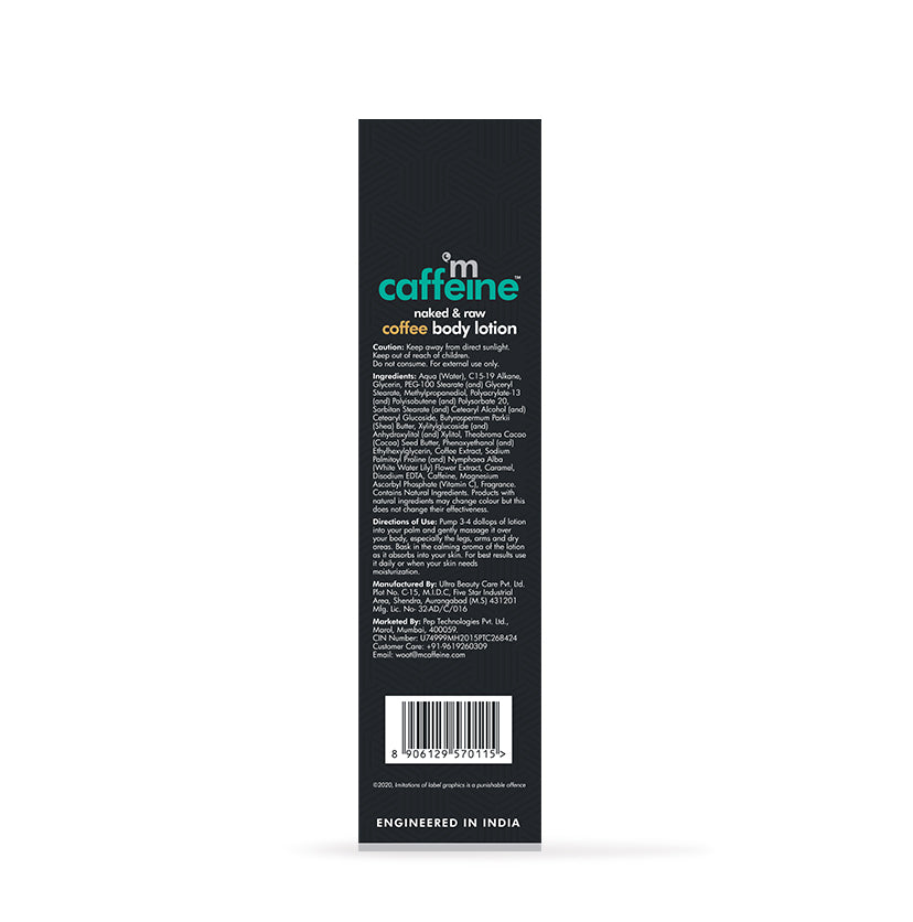 Coffee Body Lotion | Light Moisturization | Normal to Oily Skin - 200 ml - Pack Of 2
