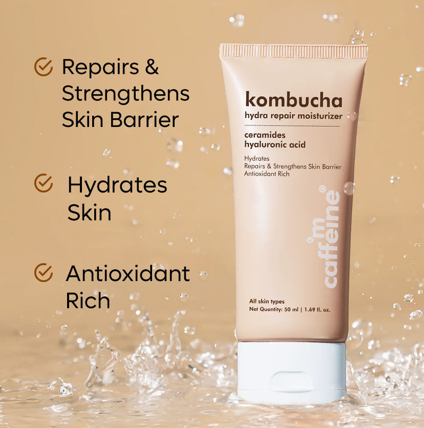 Kombucha Hydra Repair Face Moisturizer with Hyaluronic Acid & Ceramides - 50 ml