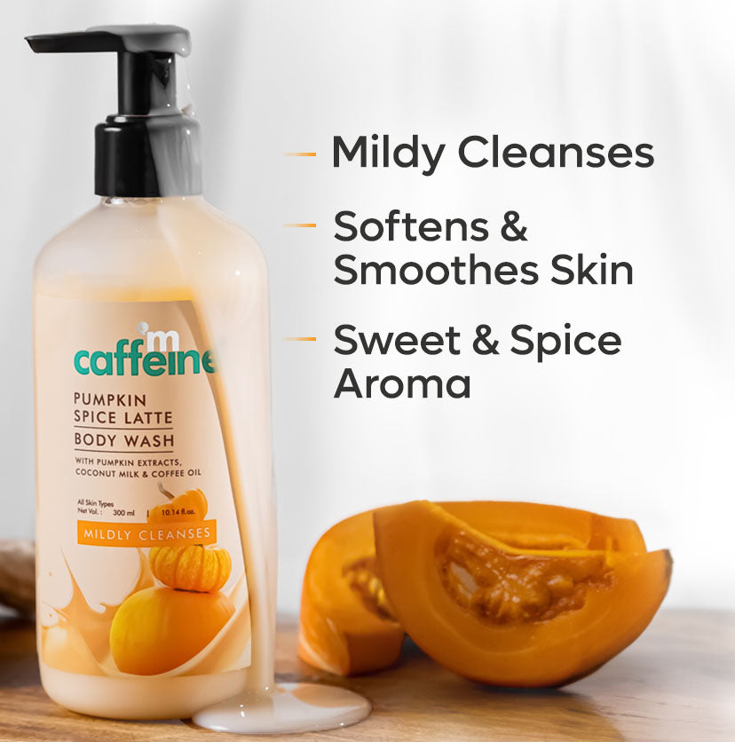 Pumpkin Spice Latte Body Wash | Sweet & Spicy Aroma -300 ml