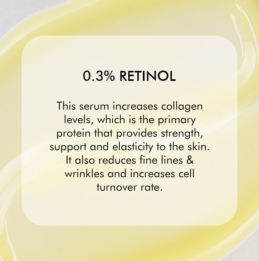 0.3% Retinol & Black Tea Complex Anti-Ageing Face Serum - 20 ml