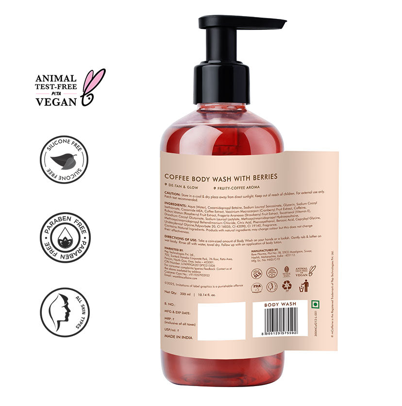 Coffee Body Wash with Berries - 300ml