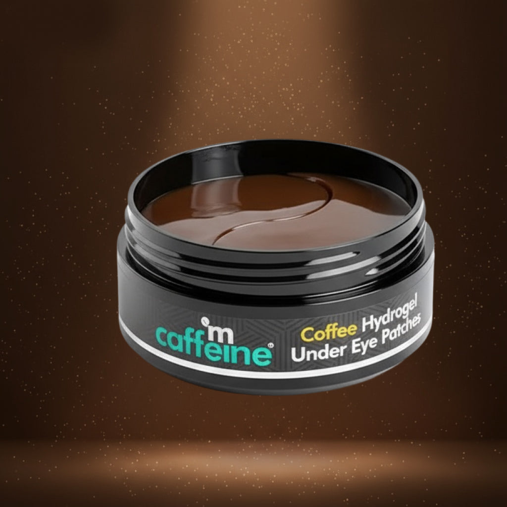 Coffee Hydrogel Under Eye Patches with Caffeine & HA - 15 Pairs