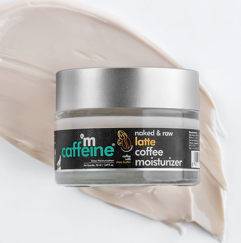 Latte Coffee Face Moisturizer with Shea Butter - Ceramide - Almond Milk - 50 ml