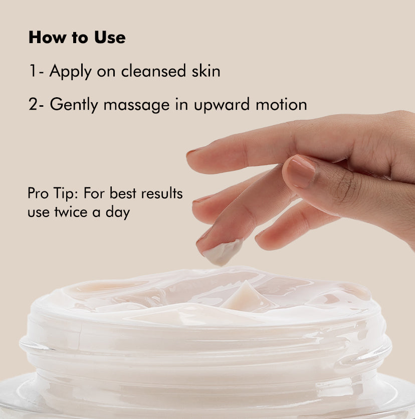 Latte Coffee Face Moisturizer with Shea Butter - Ceramide - Almond Milk - 50 ml