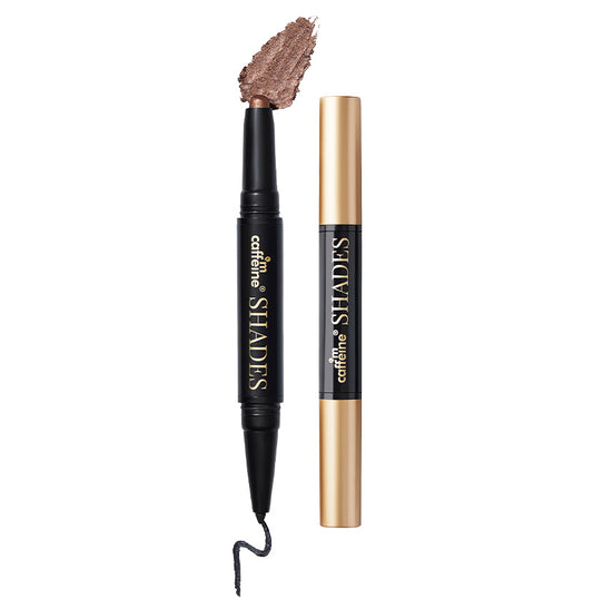 Duo-Verse 2-in-1 Kajal + Eyeshadow - Espresso Brown & Black Magic, 1g & 0.25g
