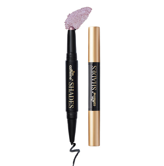 Duo-Verse 2-in-1 Kajal + Eyeshadow - Blush Gold & Black Magic, 1g & 0.25g