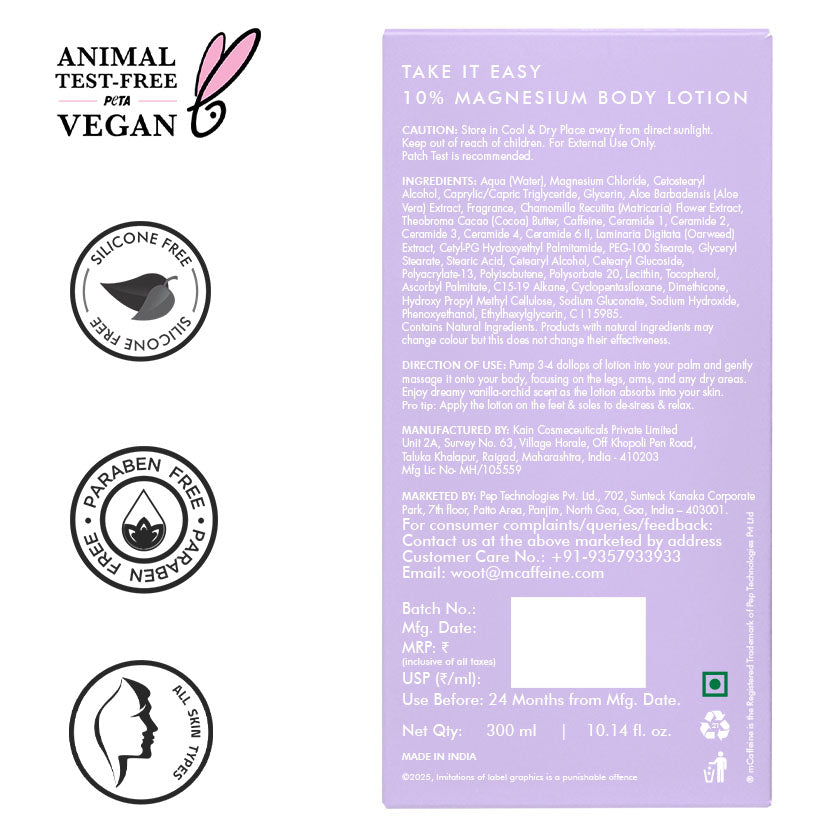 10% Magnesium Body Lotion - 300ml