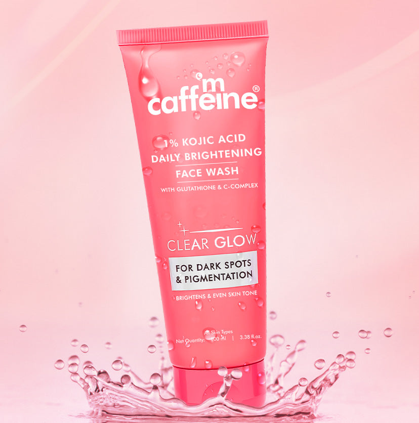 Buy 1% Kojic Acid Daily Brightening Face Wash Online mCaffeine Buy 1% Kojic Acid Daily Brightening Face Wash Online mCaffeine