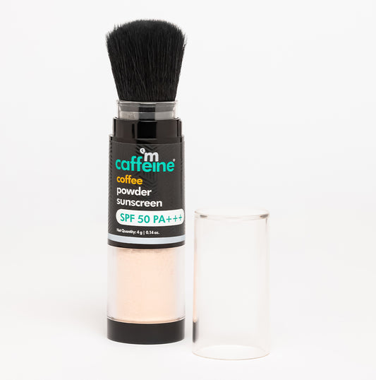 Coffee Powder Sunscreen SPF 50 PA+++ | UV Protection | Mattifying & Water Resistant (4g)