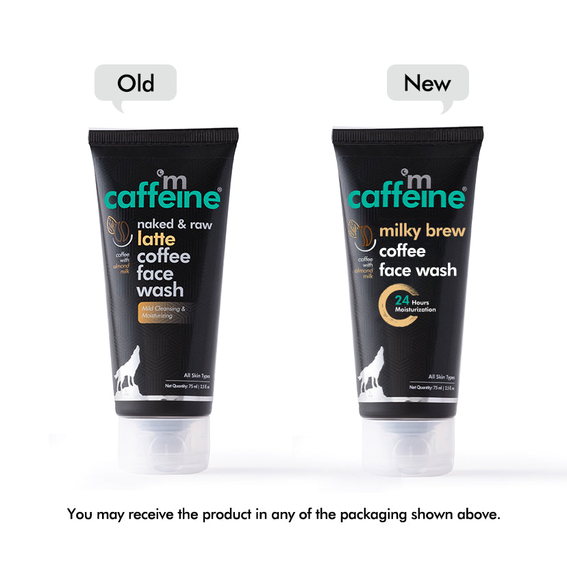 Coffee & Milk Face Wash For 24hr Moisturization - 75 ml - Natural & Vegan
