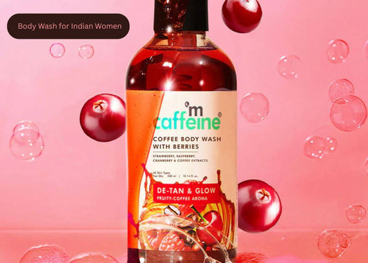 Coffee and berries body wash
