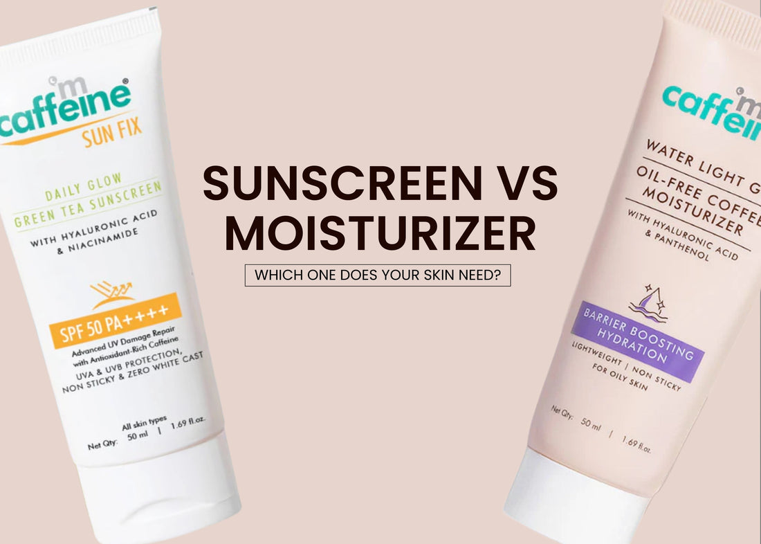 Sunscreen vs Moisturizer: Which One Does Your Skin Need?