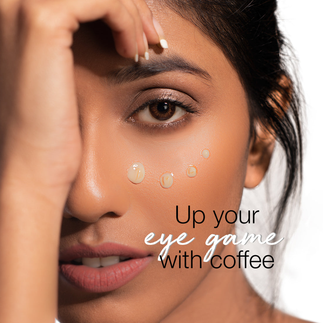 Under Eye Care With Coffee