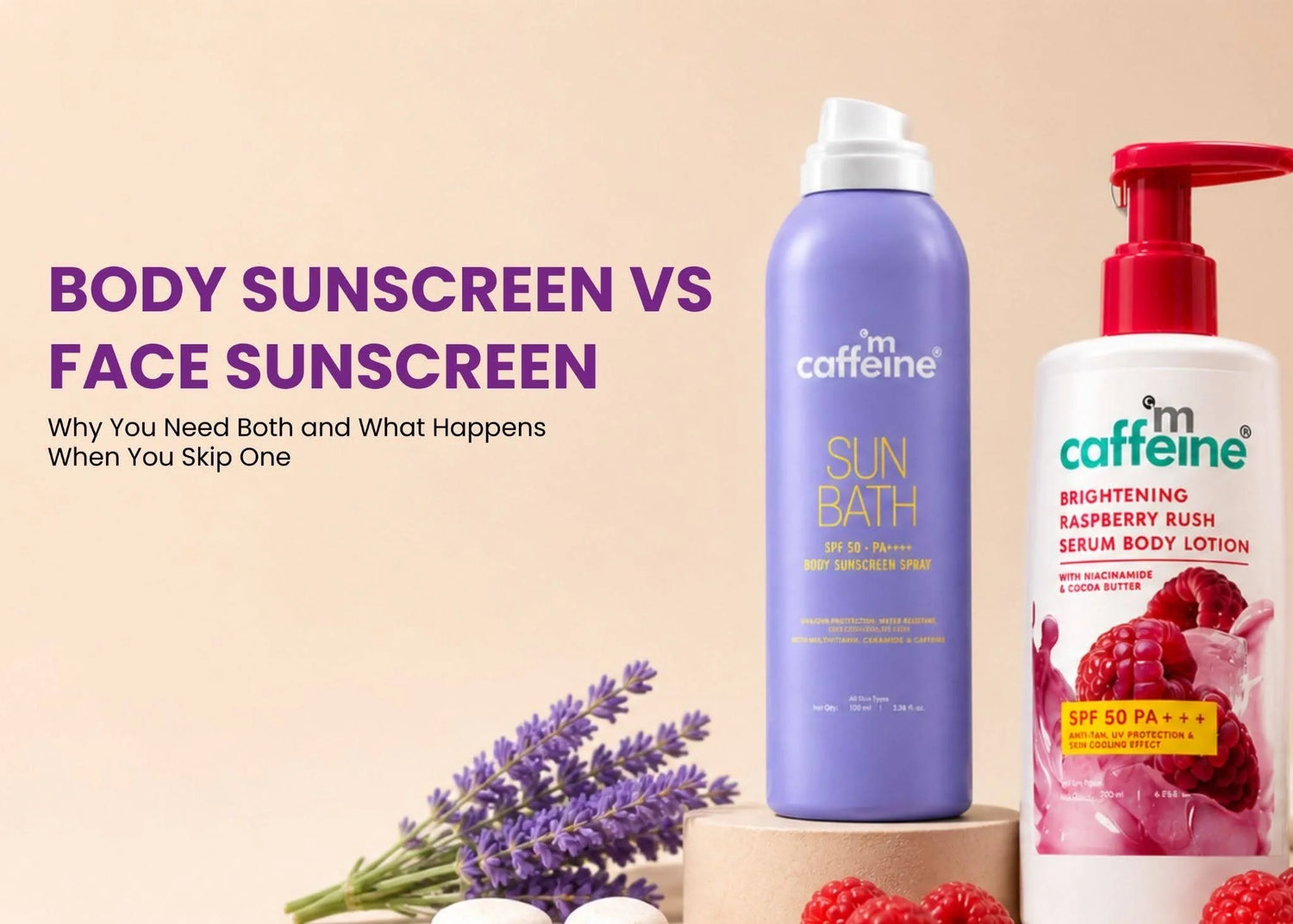 Body Sunscreen vs Face Sunscreen: Why You Need Both and What Happens When You Skip One