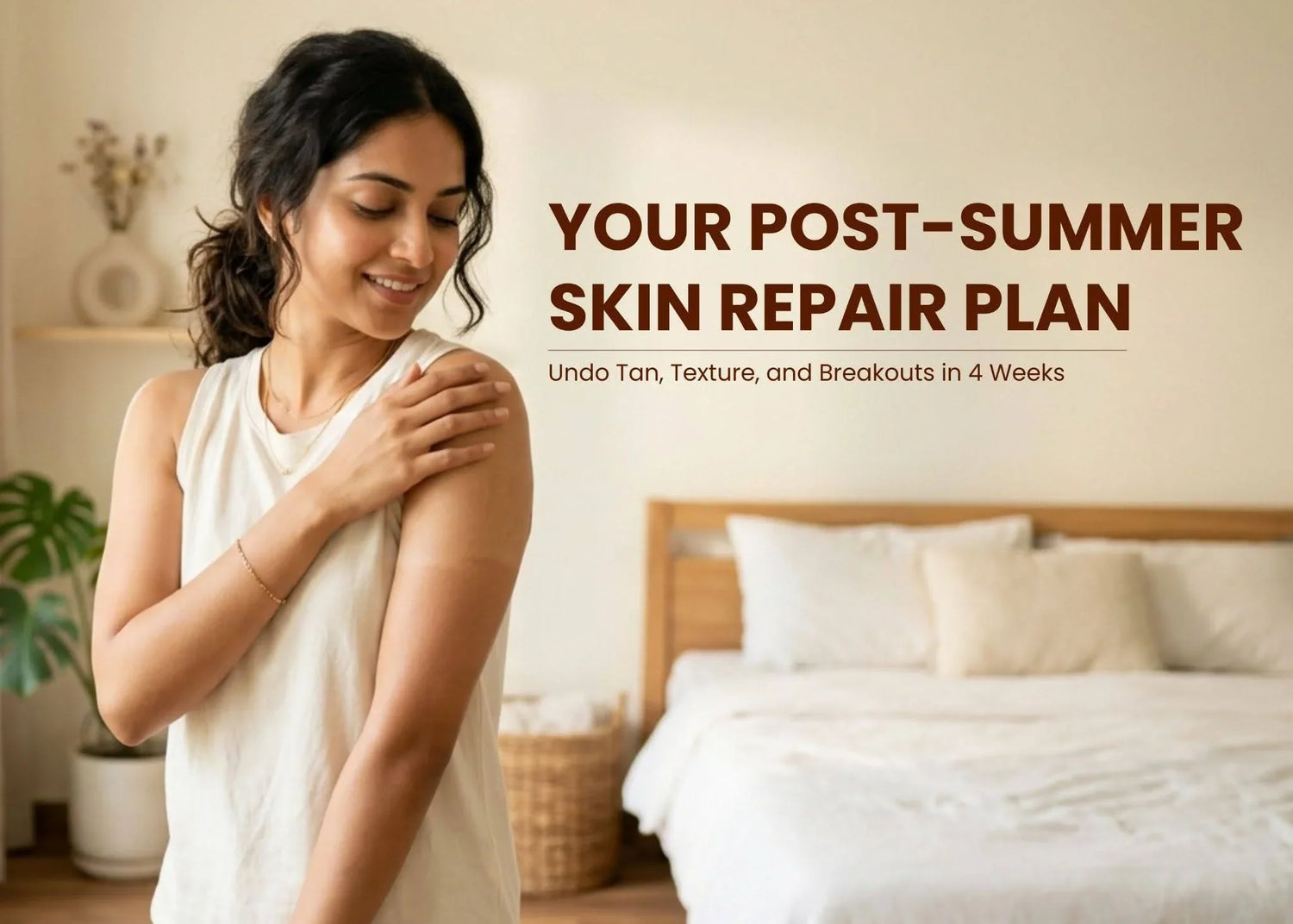 Your Post-Summer Skin Repair Plan: Undo Tan, Texture, and Breakouts in 4 Weeks