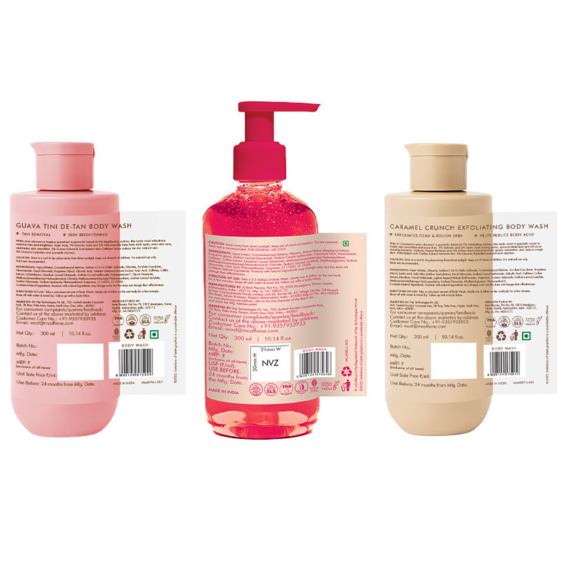 Brighten, De-Tan & Acne-Free Body Wash Combo