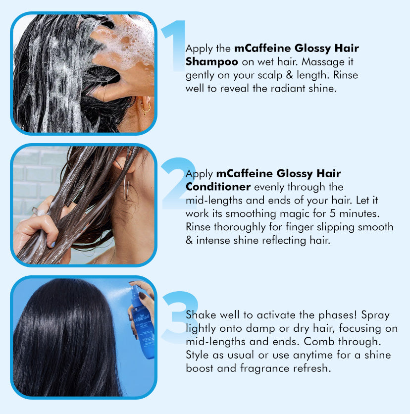 Complete Glossy Hair Routine | New Shine Complex