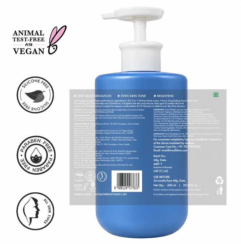 By the Blues Brightening Perfume Body Lotion - 600ml