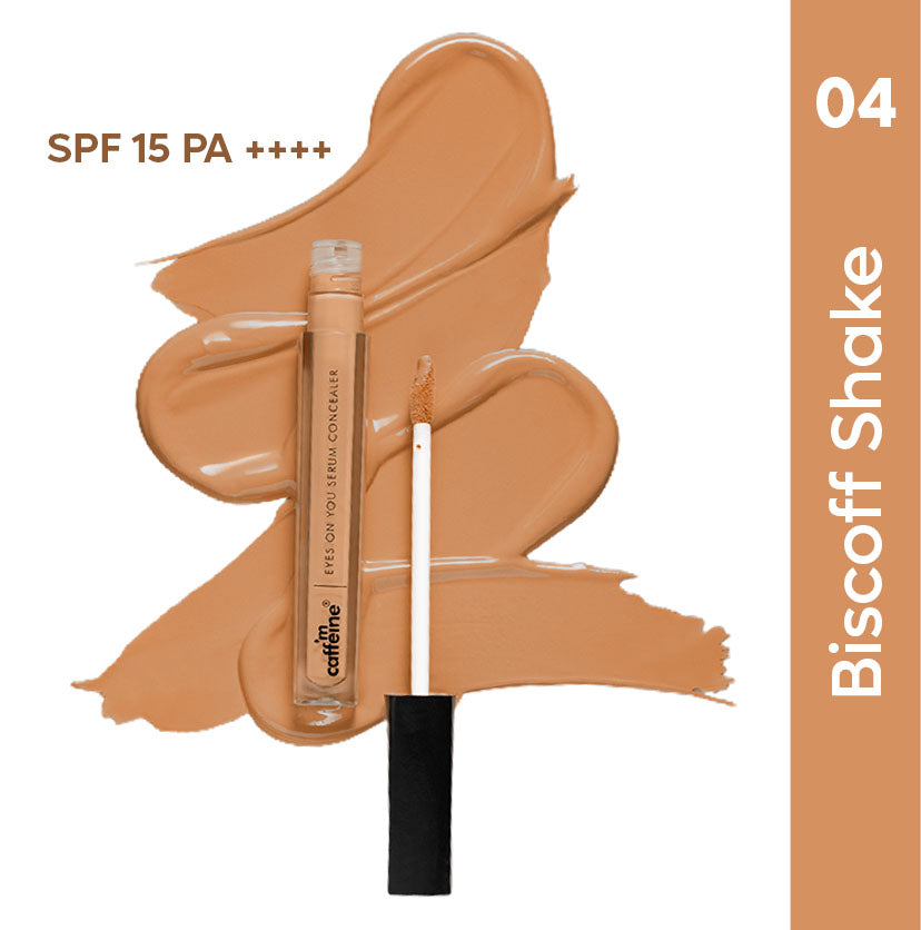 Eyes On You Serum Concealer | Brightens Under Eye & Reduces Dark Circles - Biscoff Shake - 5ml