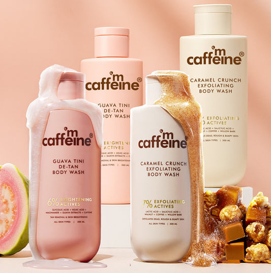 De-Tan & Exfoliating Body Washes (Set of 4)