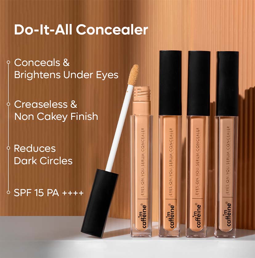 Eyes On You Serum Concealer | Brightens Under Eye & Reduces Dark Circles - Caramel Blend - 5ml