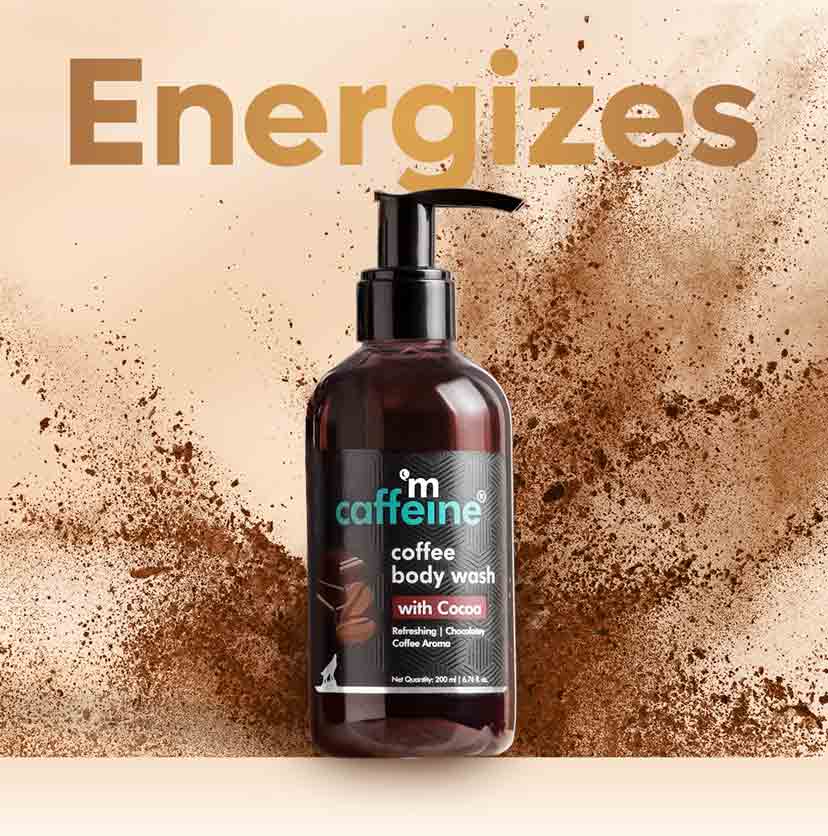 Coffee Body Wash with Cocoa for Energizing & De-Tan -200ml - Pack of 2