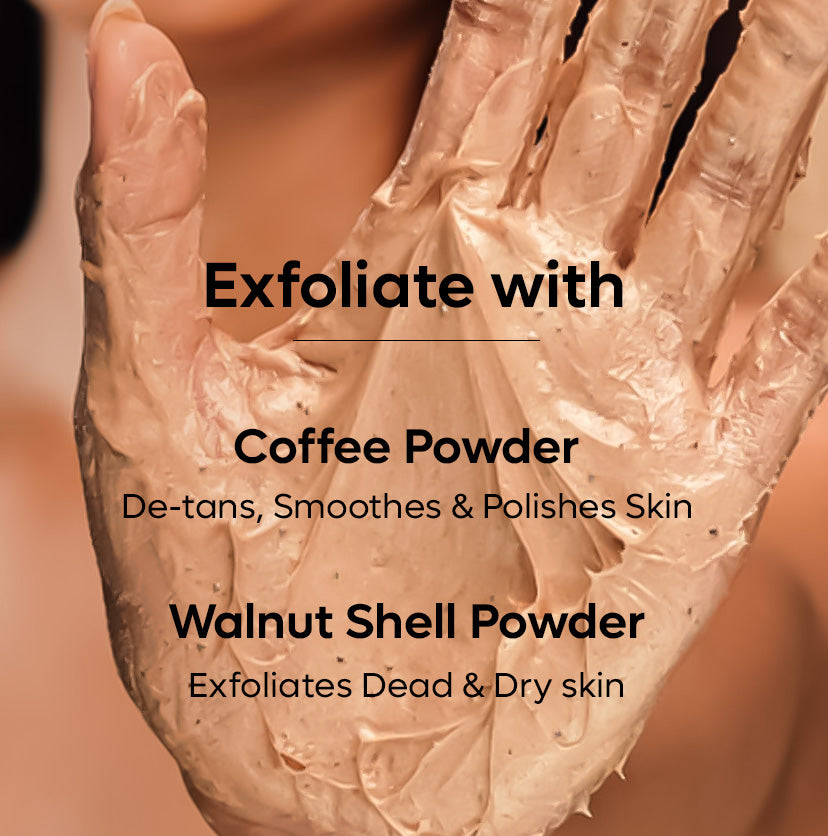 Shimmer Body Scrub with Coffee for Smooth & Glowing Skin | Limited Edition -  150 g