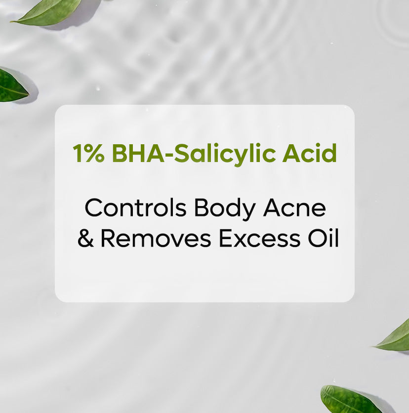 Green Tea & 1% BHA-Salicylic Acid Body Wash | Controls Body & Back Acne - 200 ml