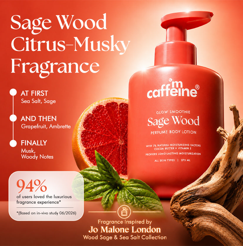 Sage Wood 3% NMF Serum Perfume Body Lotion - 275ml