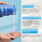 mCaffeine High Shine Glossing Shampoo 250 ml - usage panel with shampoo poured from the bottle into a palm