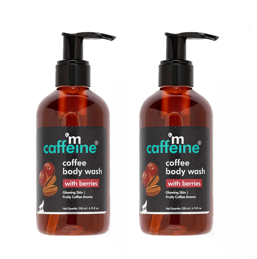 Coffee Body Wash with Berries - Pack of 2