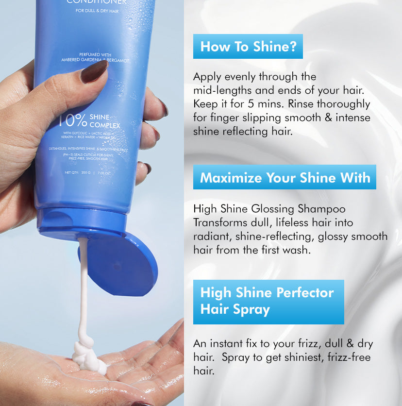 Shine Intensifer Glossy Hair Conditioner | 10% Shine Complex