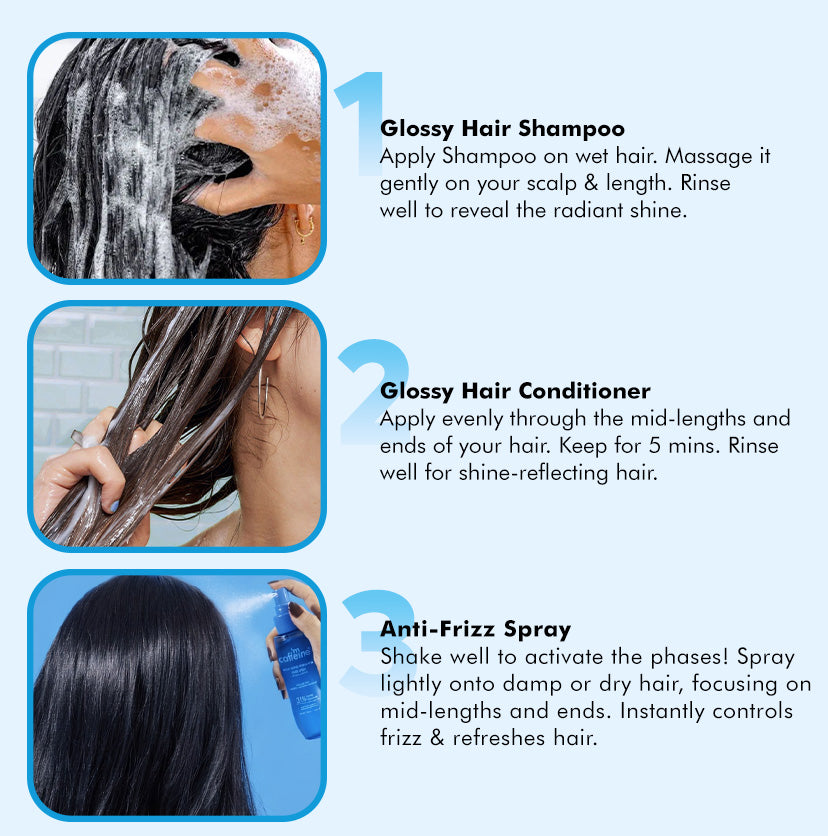 Complete Glossy Hair Routine | New Shine Complex