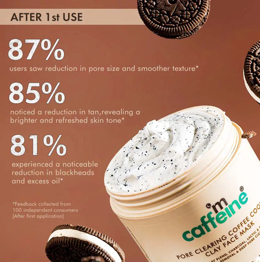Pore Cleanse Coffee Cookie Detan Face Mask - 100gm