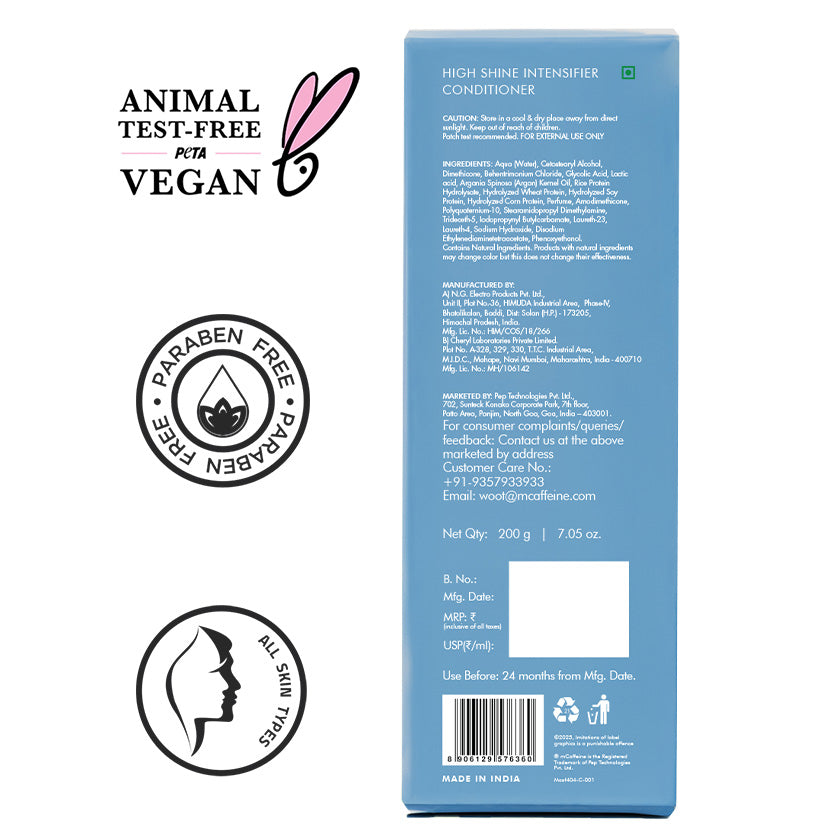 Shine Intensifer Glossy Hair Conditioner | 10% Shine Complex