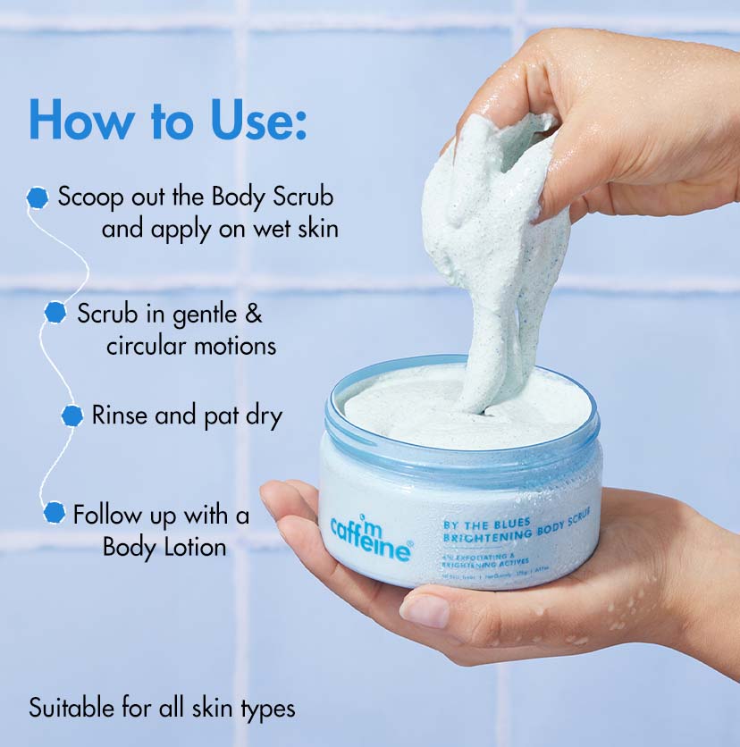 By The Blues Brightening Body Scrub - 175gm