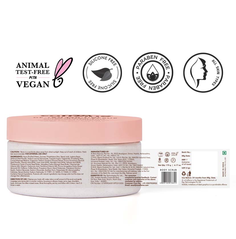 Guava Tini De-Tan Body Scrub - 175gm