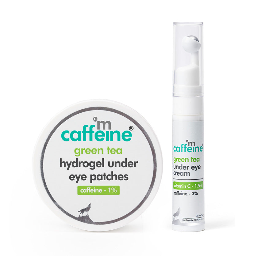 Green Tea Under Eye Cream (15 ml) + Green Tea Hydrogel Under Eye Patches