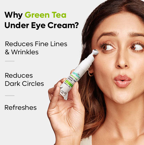 Green Tea Under Eye Cream For Dark Circles Online mCaffeine mCaffeine