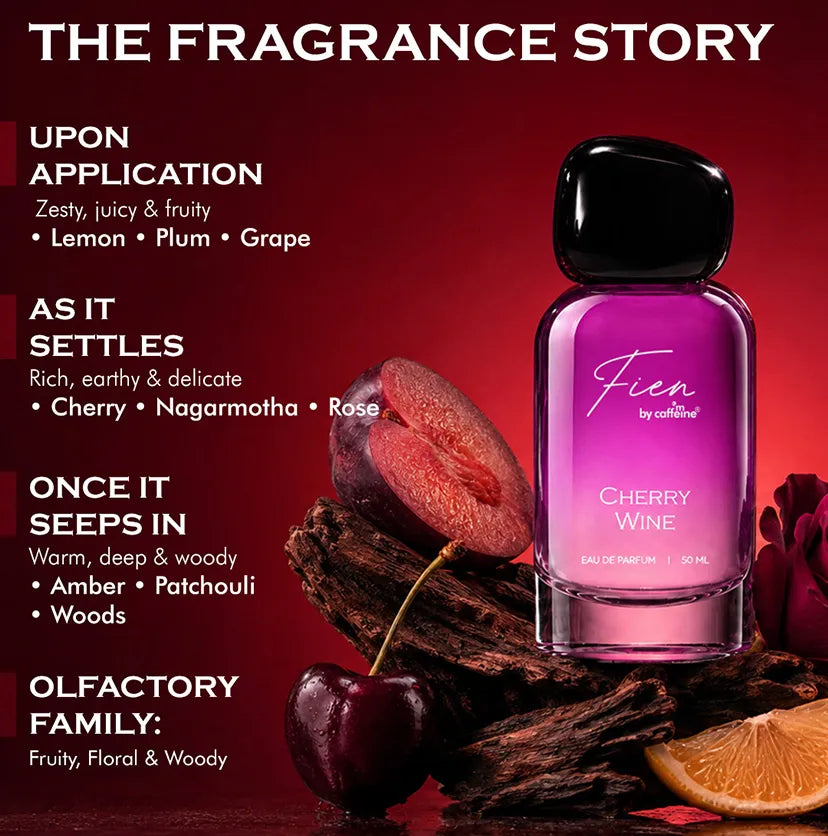 Cherry Wine Perfume for Women - 50 ml
