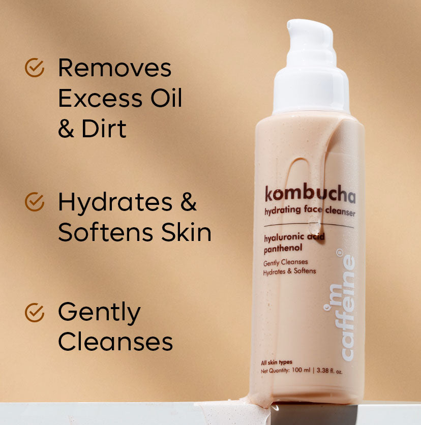 Kombucha Hydrating Face Cleanser with Hyaluronic Acid -100 ml