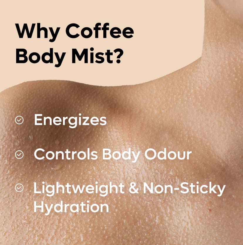 Plum Passion Energizing Coffee Body Mist | Long Lasting fragrance of tropical plum - 100 ml
