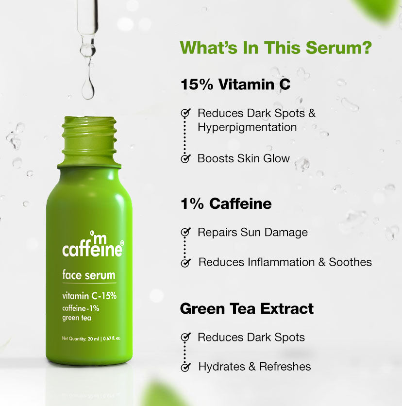 Green Tea & 15% Vitamin C Serum - 20 ml