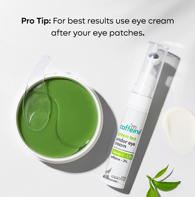 Green Tea Under Eye Cream with 3% Caffeine - 15 ml