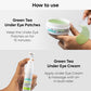 Green Tea Under Eye Cream (15 ml) + Green Tea Hydrogel Under Eye Patches