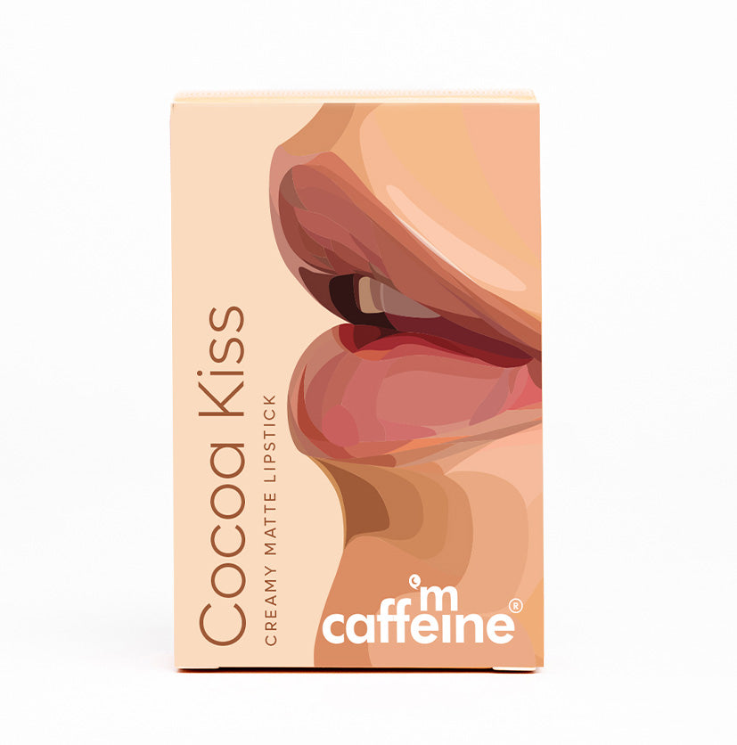 Cocoa Kiss Creamy Matte Nude Lipstick with Cocoa Butter - Mocha Muse