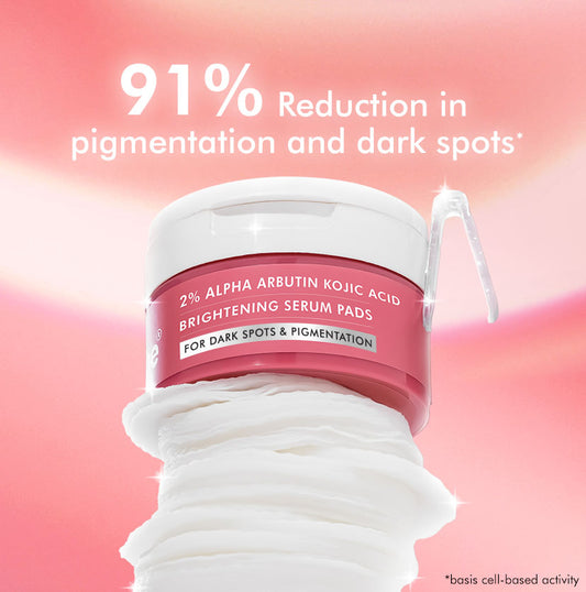 Brightening Serum Pads - 3% Niacinamide & Kojic Acid - 40 PCs (x1)